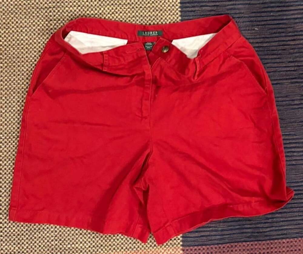 Lauren Ralph Lauren Chino Shorts Red